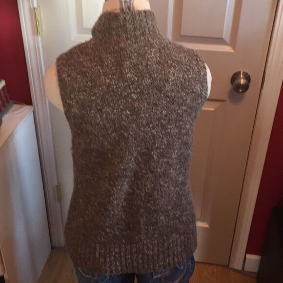 J. Jill wool/ acr/alpaca blend vest sz M Petite - Picture 4 of 6
